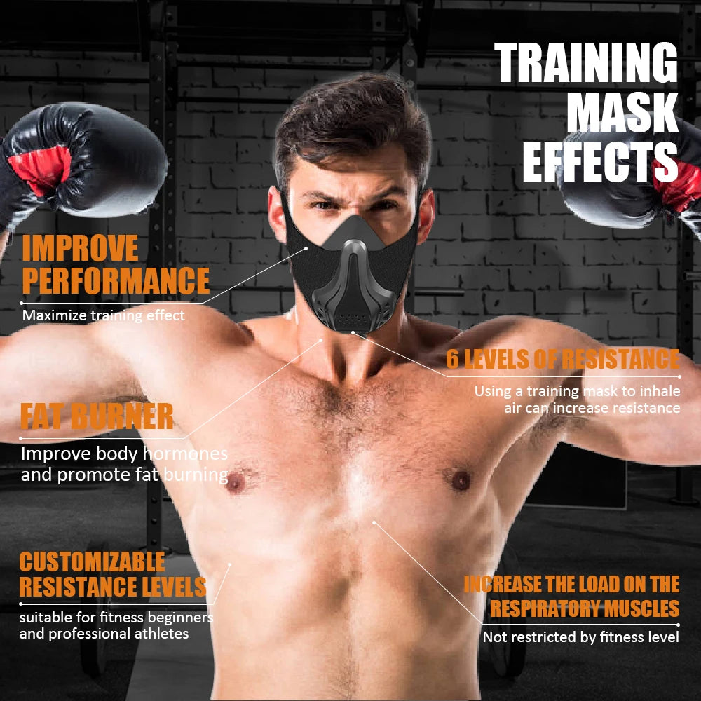 Detachable Breathable Shock Resistant Protective Sports Mask