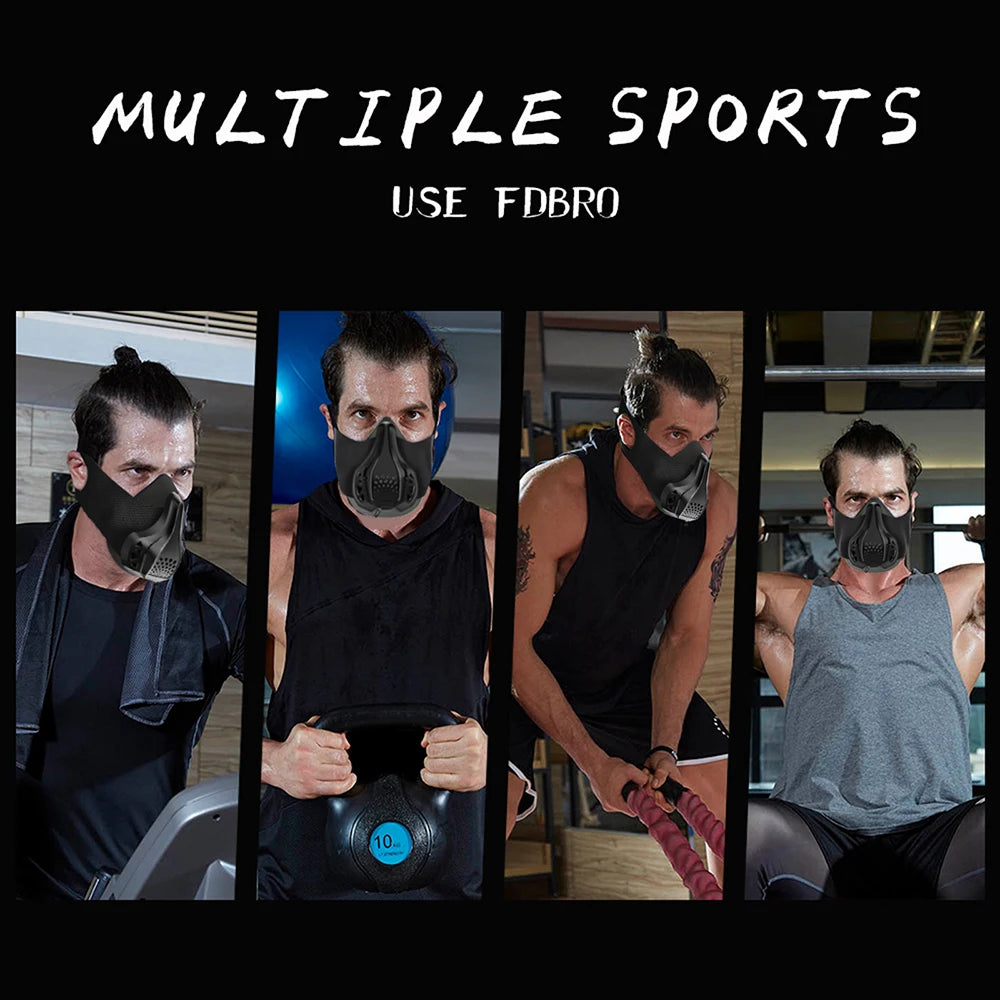 Detachable Breathable Shock Resistant Protective Sports Mask