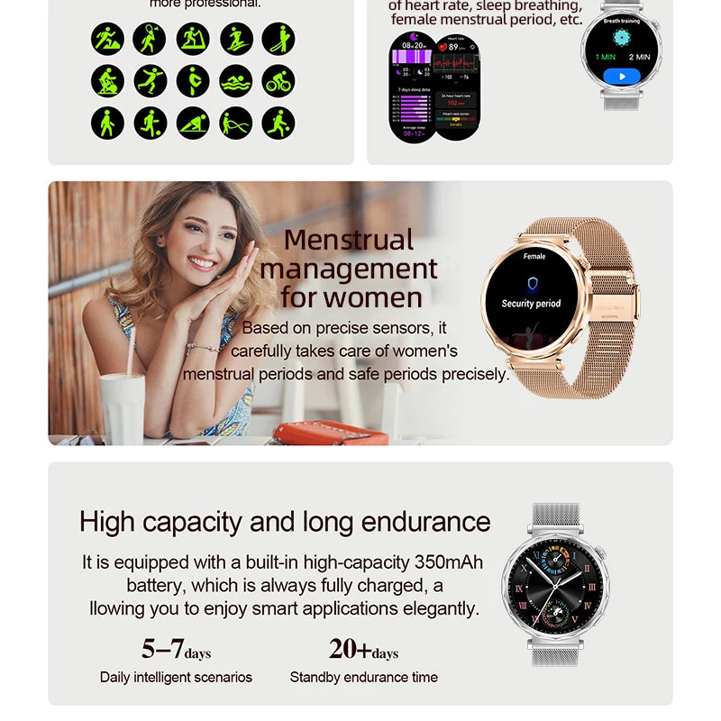 LIGE 2025 Smart Watch Ladies