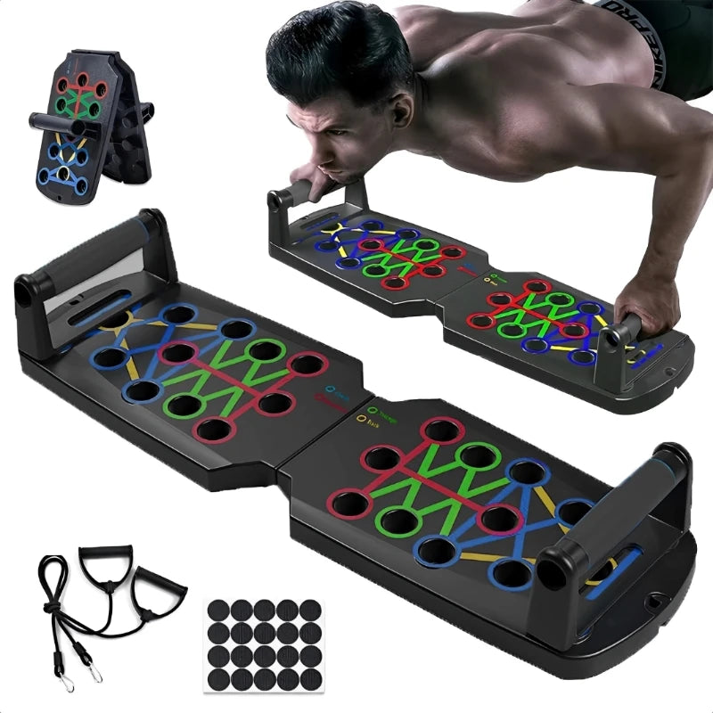 Portable Multifunctional Push Up Board Fitness and Muscle Training Device