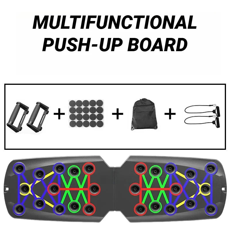 Portable Multifunctional Push Up Board Fitness and Muscle Training Device
