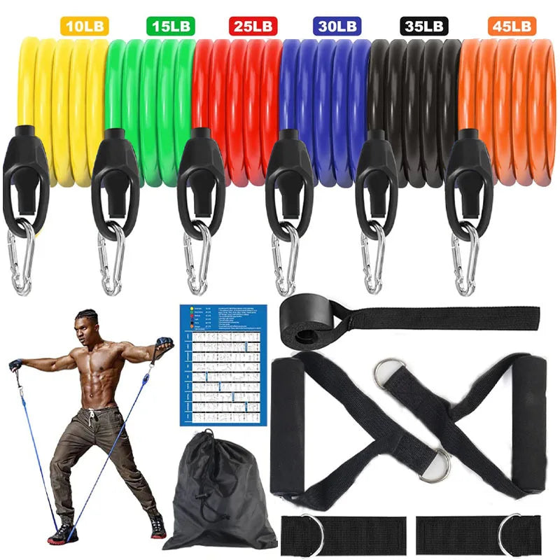 Resistance Exercise Bands Set