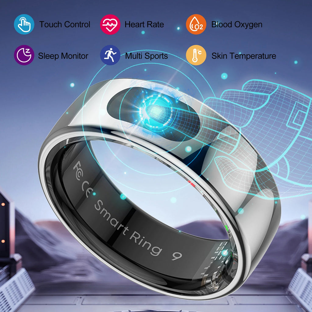 R08 Smart Ring For Men and Women Touch Control