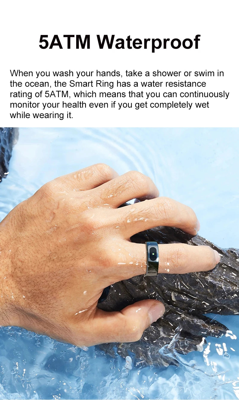 R08 Smart Ring For Men and Women Touch Control