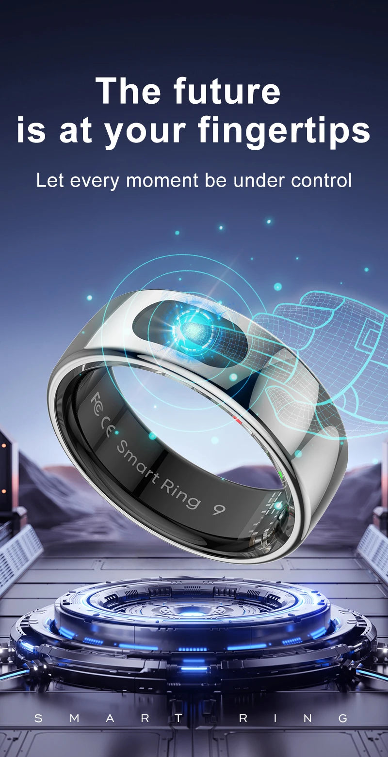 R08 Smart Ring For Men and Women Touch Control