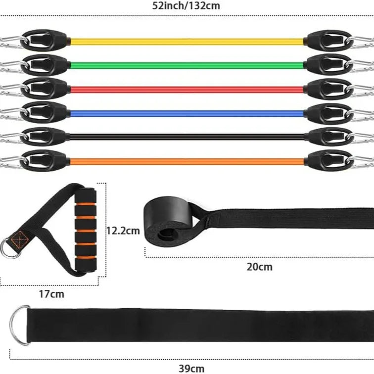 Resistance Exercise Bands Set