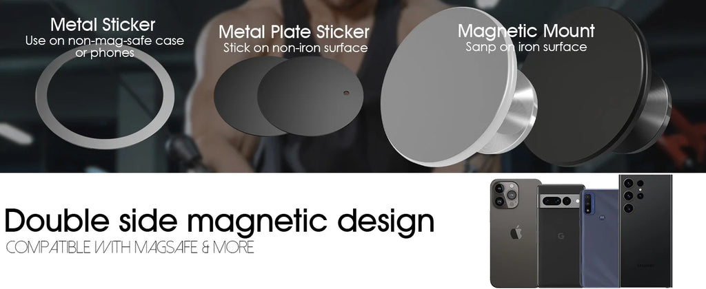 Gym Mate Magnetic Phone Mount