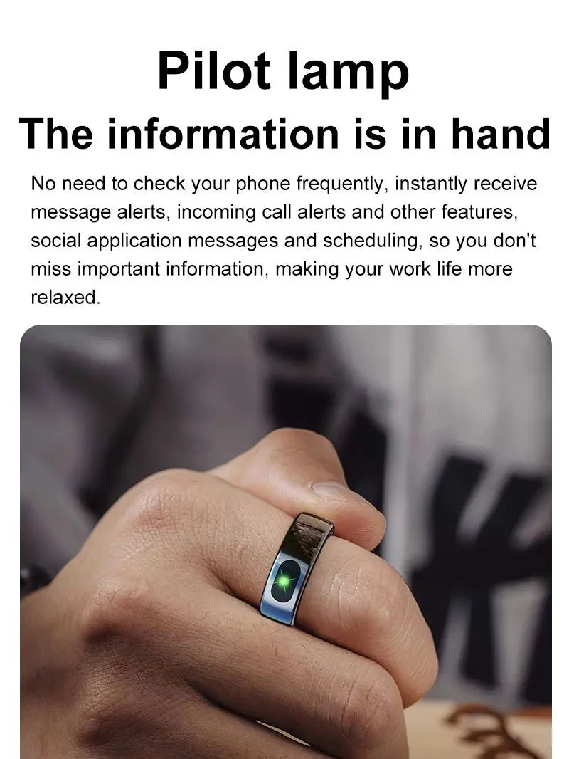 R08 Smart Ring For Men and Women Touch Control