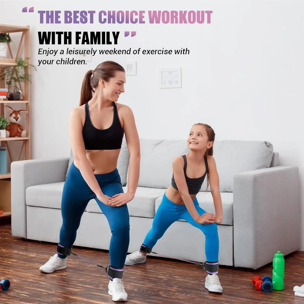 Pilates Ring Circle Set 15 Pcs Exercise Accessories
