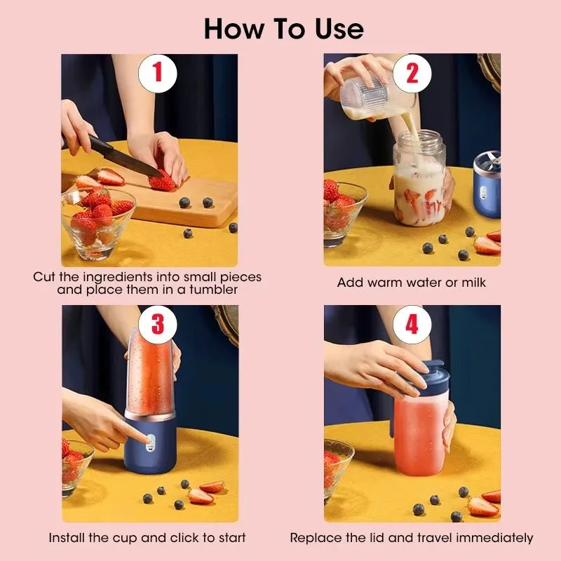 Portable Fruit Juice Blenders