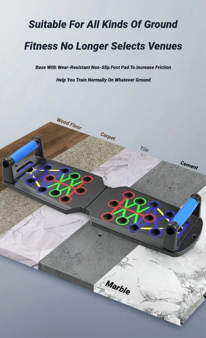 Portable Multifunctional Push Up Board Fitness and Muscle Training Device