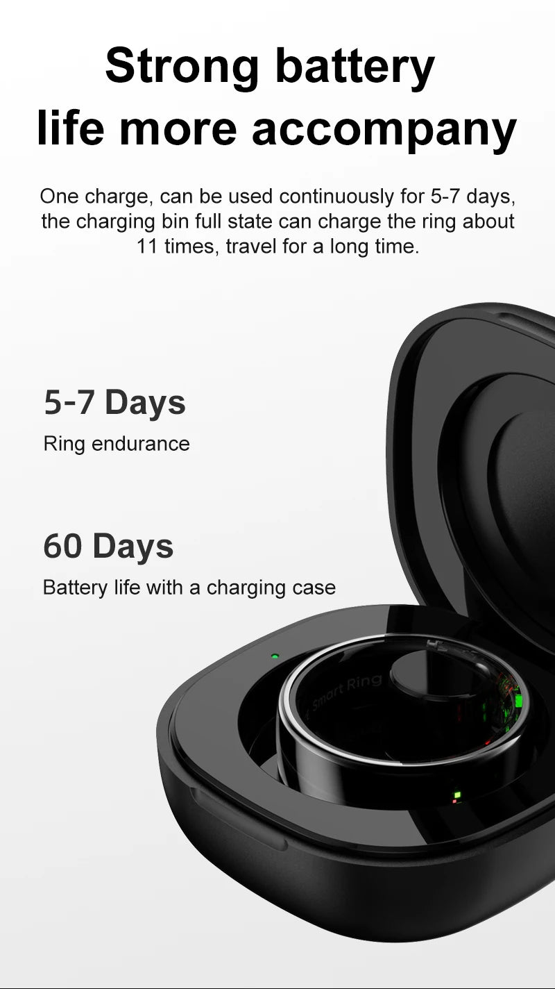 R08 Smart Ring For Men and Women Touch Control