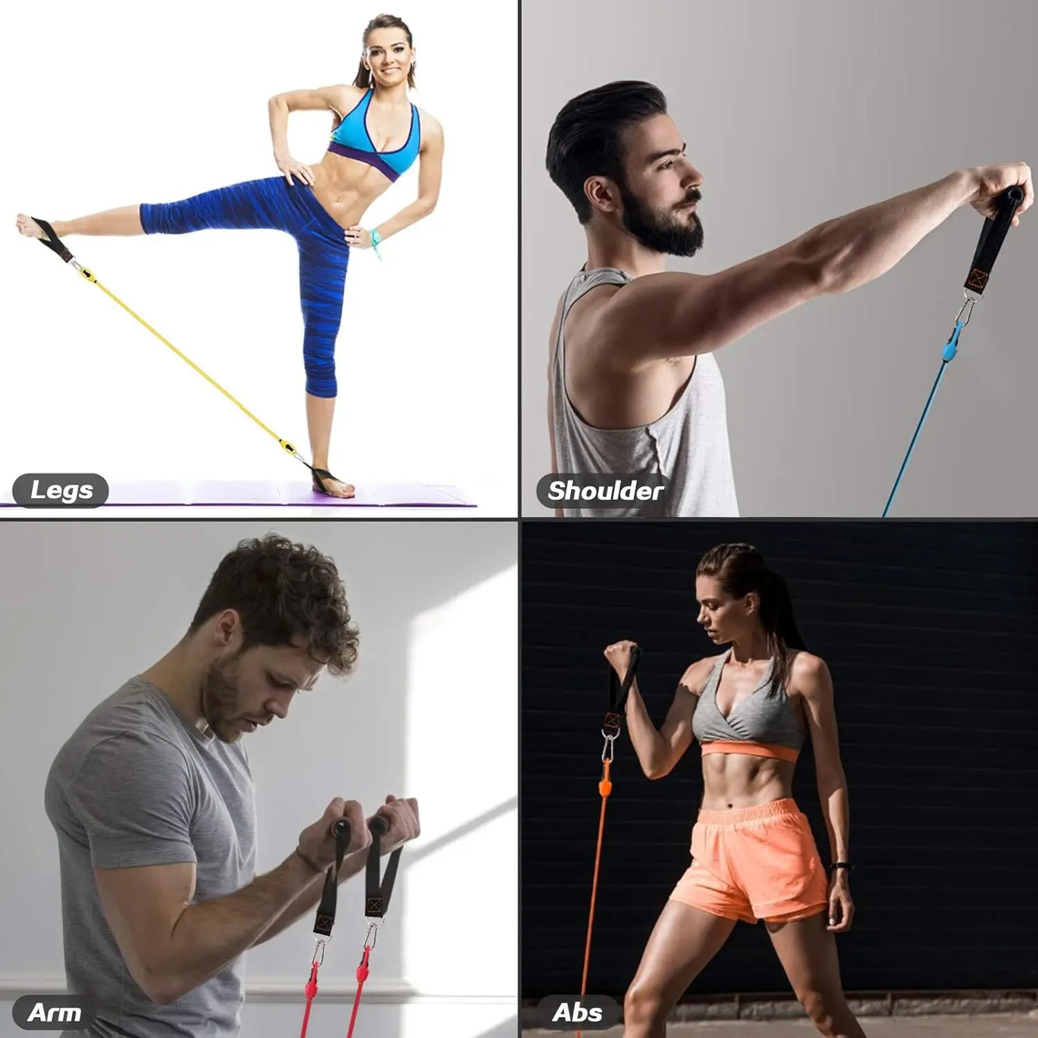Resistance Exercise Bands Set