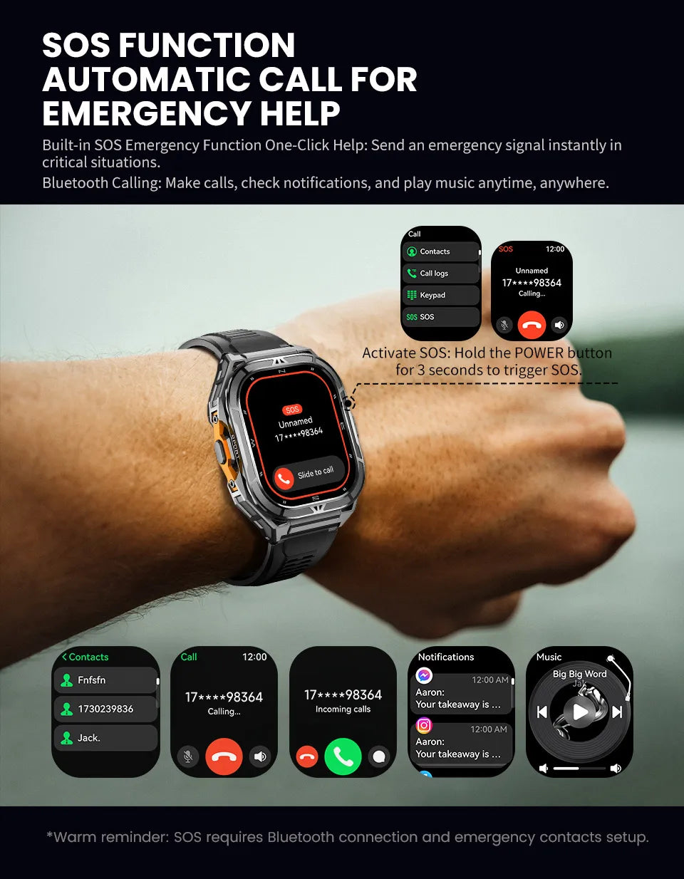 X5 Dual-band GPS Sports Smart Watch