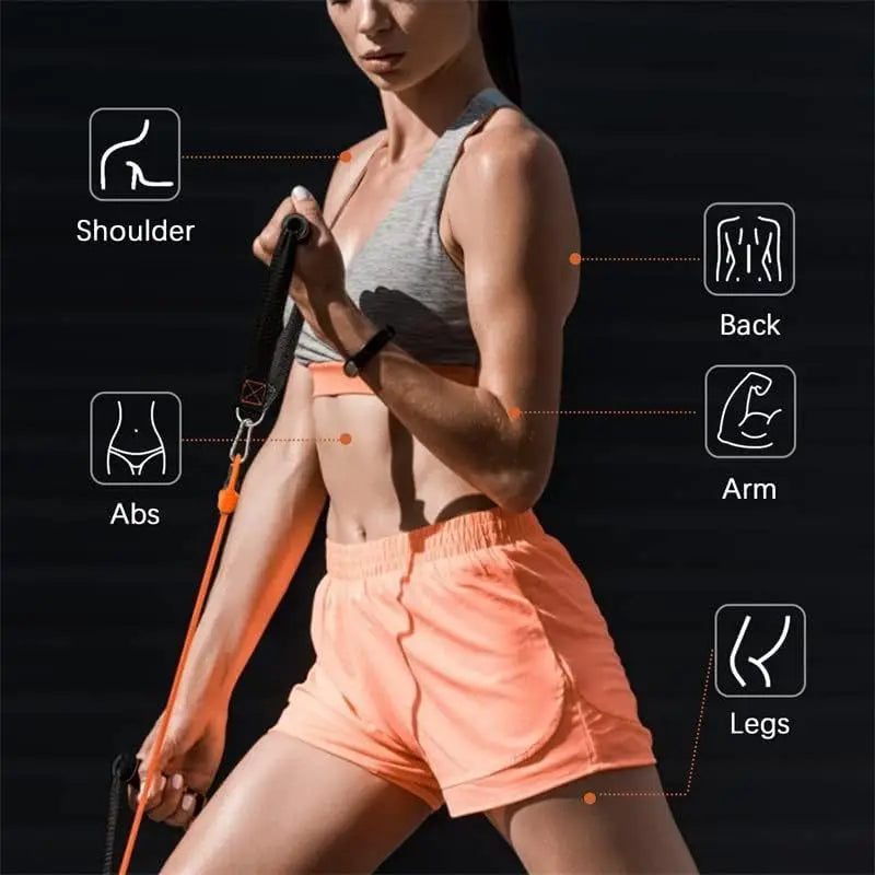 Resistance Exercise Bands Set