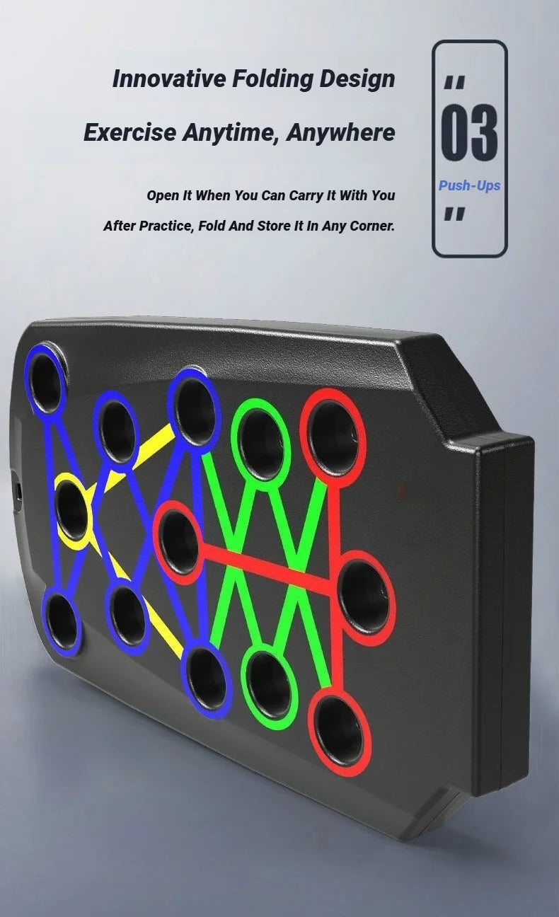 Portable Multifunctional Push Up Board Fitness and Muscle Training Device