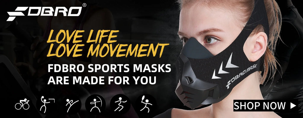 Detachable Breathable Shock Resistant Protective Sports Mask