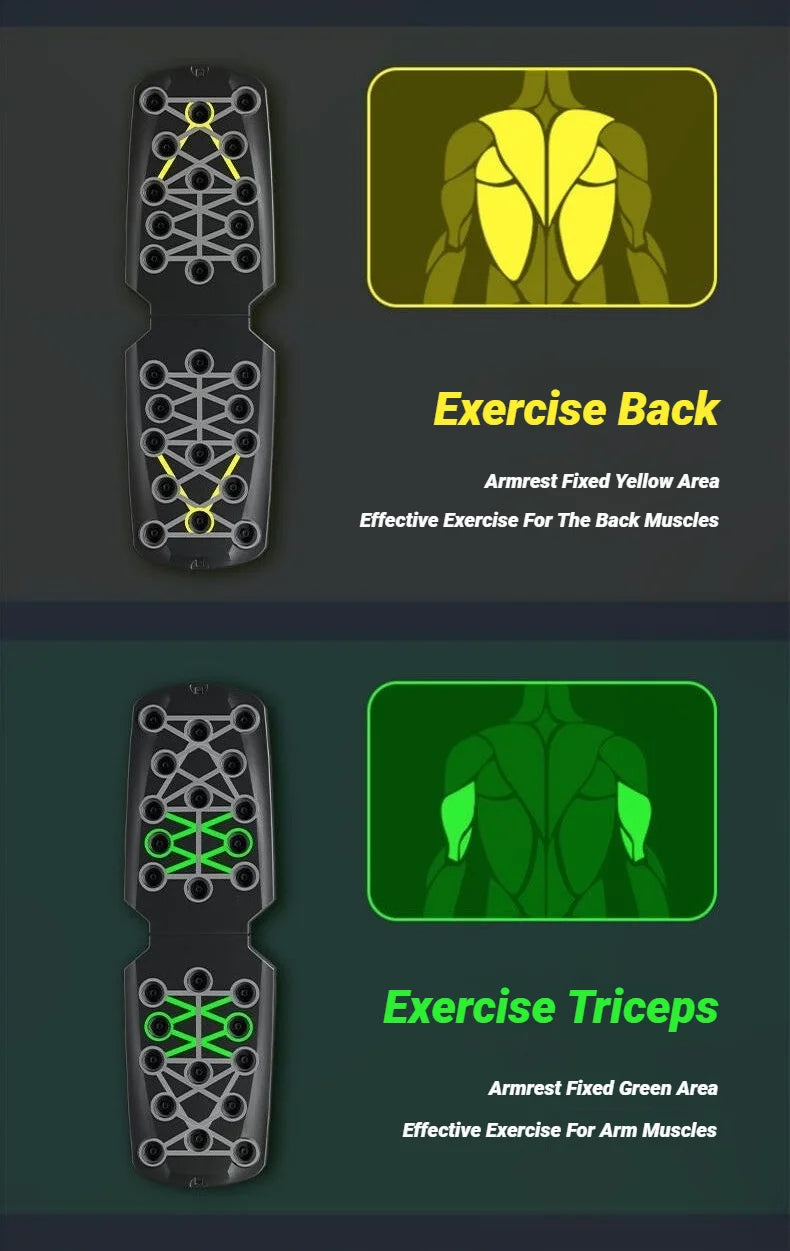 Portable Multifunctional Push Up Board Fitness and Muscle Training Device