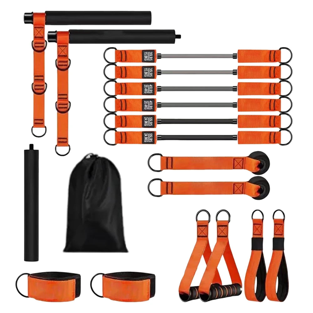 Pilates Bar Kit with Resistance Bands